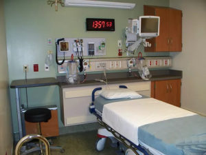 patient room in hospital