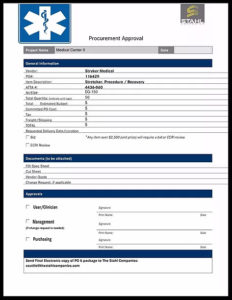 stahl procurement form